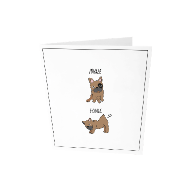 Greeting card - Inhale exhale