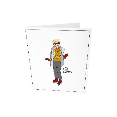 Greeting card - Cool grandma