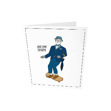 Greeting card - Awesome Grandpa