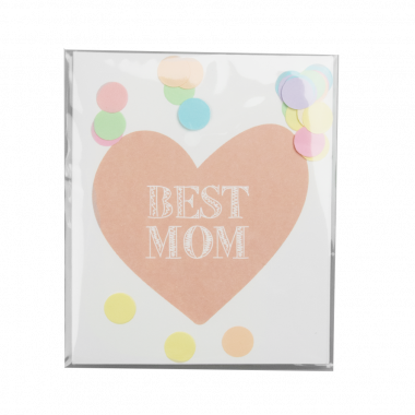 Confetti card - Best mom